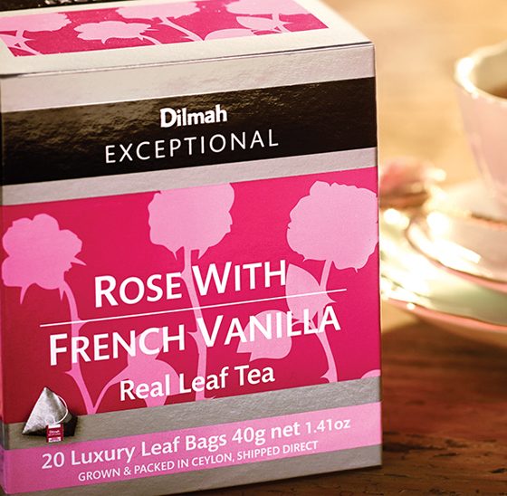 Exceptional rose with french vanilla dilmah tea2